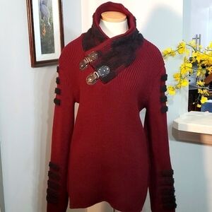 Tony Moro men's first choice burgundy sweater, NWT. Size XL Absolutely beautiful
